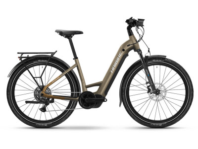 Trekové elektrokolo Haibike Trekking 6.5 – Low | toffee / sand / silver