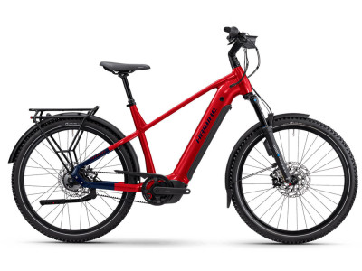 Trekové elektrokolo Haibike Trekking 9 ABS – High | fruity red / blue