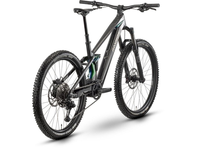 Horské elektrokolo Raymon Tarok Comp| 2027, carbon/northern light, S