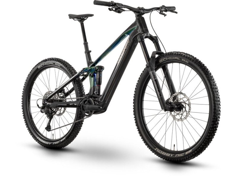 Horské elektrokolo Raymon Tarok Comp| 2027, carbon/northern light, S