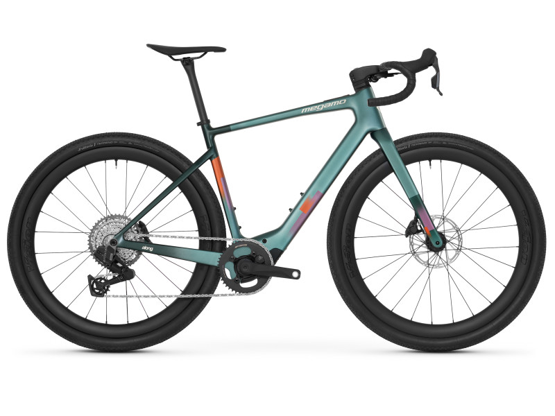 Gravelové elektrokolo Megamo Along 03 CW | 2027, pop green, L