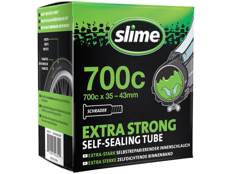 Duše Slime Standard – 700 x 35-43, schrader ventil