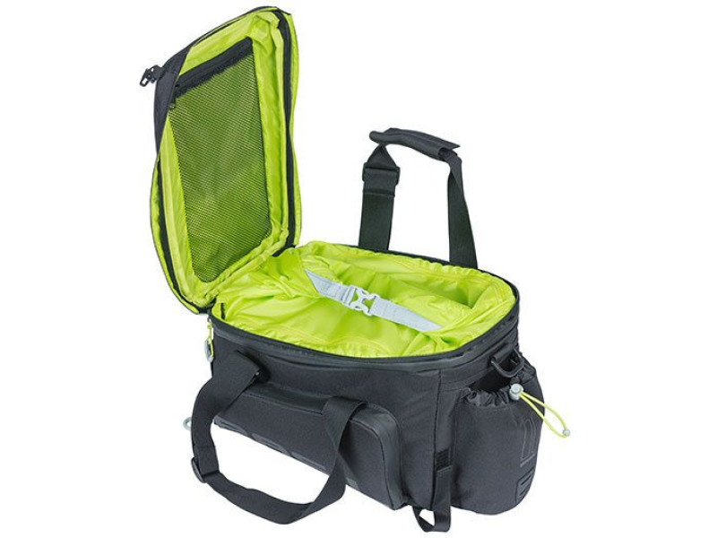 Brašna na nosič Basil Miles XL Pro – černá/limetková