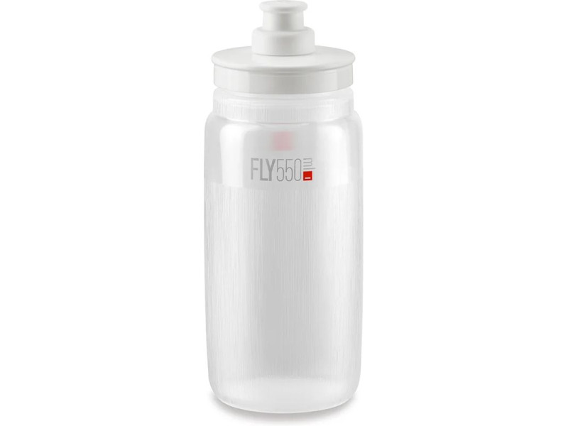 Cyklistická láhev na pití Elite Fly Tex –⁠ čirá 550 ml