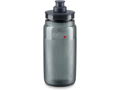 Cyklistická láhev na pití Elite Fly Tex –⁠ kouřová 550 ml