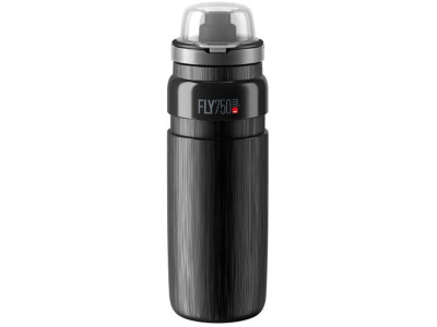Cyklistická láhev na pití Elite Fly MTB Tex –⁠ černá 750 ml