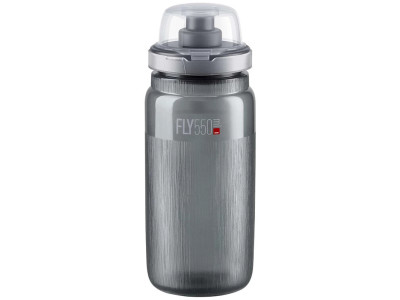 Cyklistická láhev na pití Elite Fly MTB Tex –⁠ kouřová 550 ml