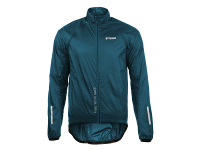 Cyklistická bunda R2 DUOS ATJ03B – petrolejová