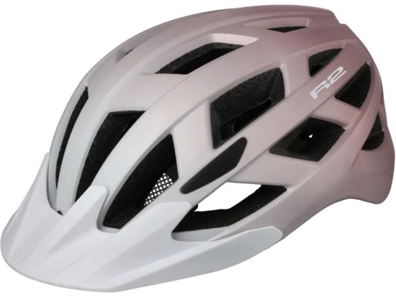 Cyklistická helma R2 ATH18A1 LUMEN – bílá/růžová