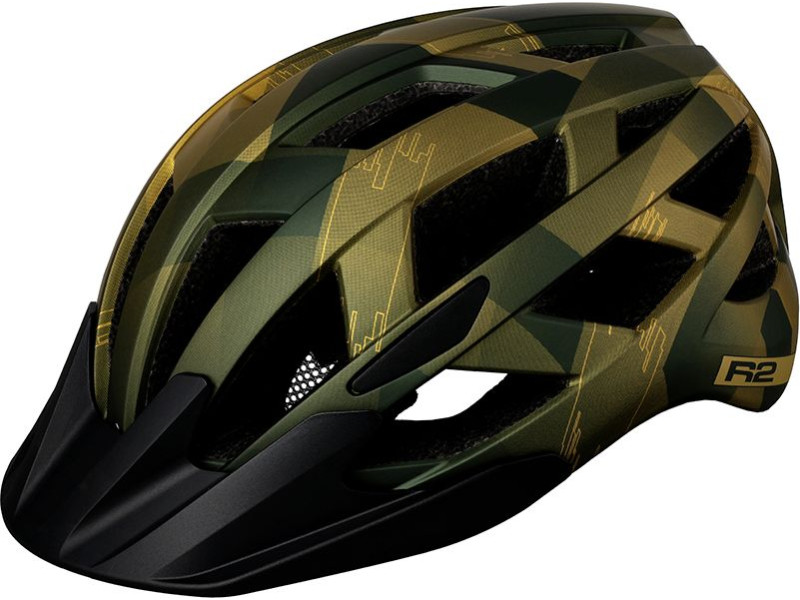 Cyklistická helma R2 ATH20A2 LUMEN JUNIOR – tmavě zelená