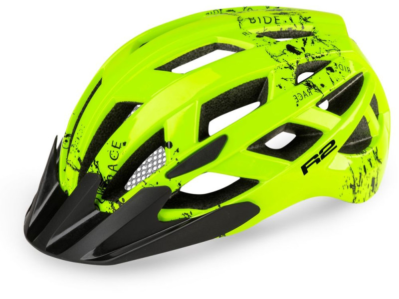 Cyklistická helma R2 ATH20B LUMEN JUNIOR – žlutá