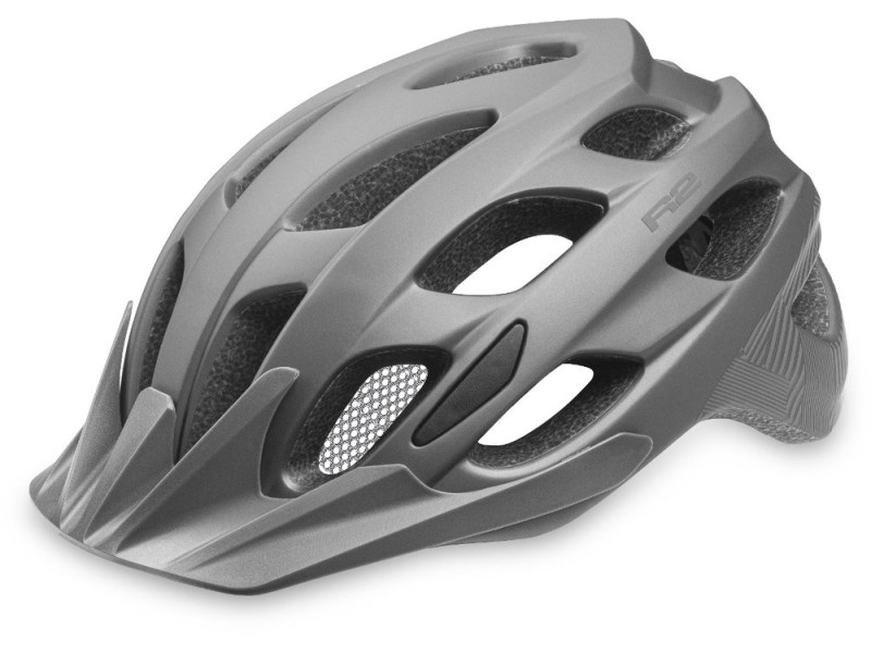 Cyklistická helma R2 ATH22T CLIFF – šedá