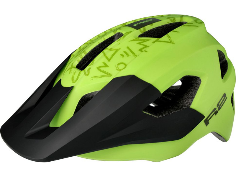 Cyklistická helma R2 ATH44C VORTEKS JUNIOR – žlutá