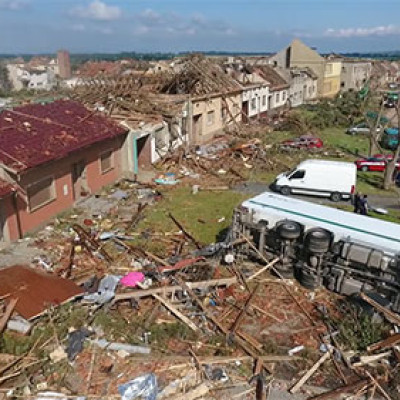Děkujeme za pomoc po tornádu